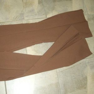 HIT Brazil Nutmeg Brown Pants w Pleated Sides M